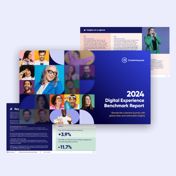 Preview of the cover of 2024 Digital Experience Benchmark Report